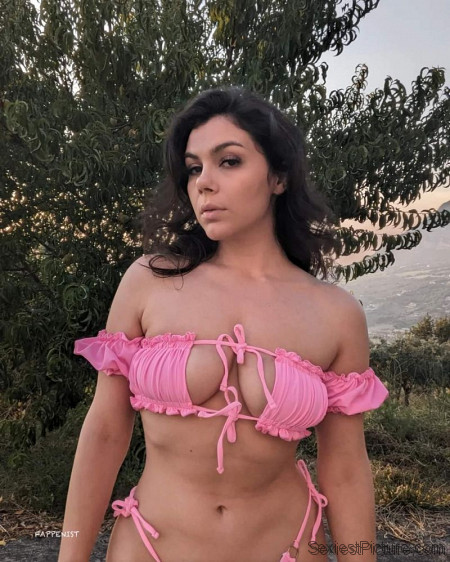 Valentina Nappi Big Tits Thong Bikini