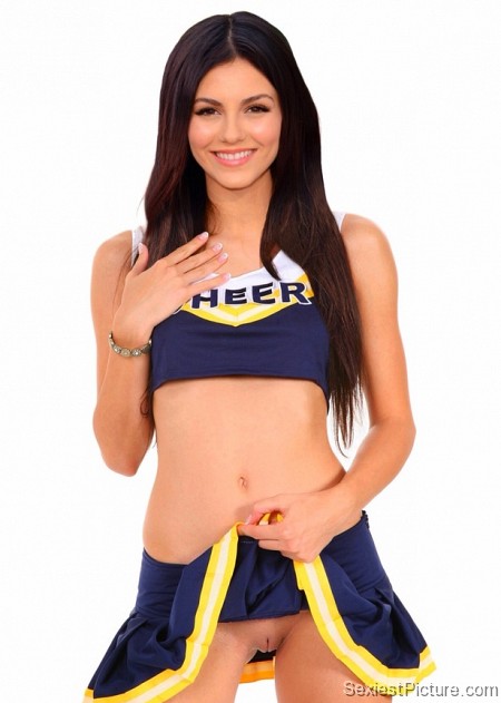 Victoria Justice pussy cheerleader