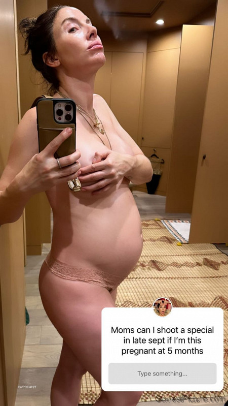 Whitney Cummings Topless Big Tits Pregnant