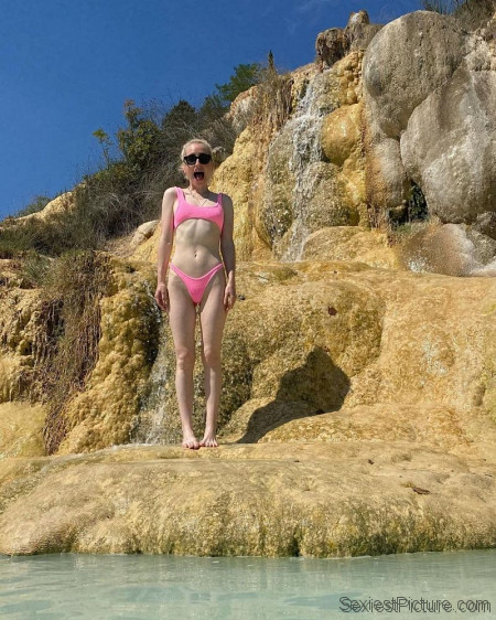 Zoe Lister Sexy Thong Bikini