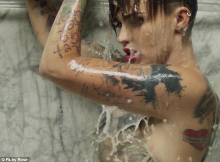 Ruby Rose Shower