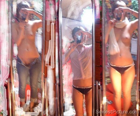 sexiest girl ever mirror shot